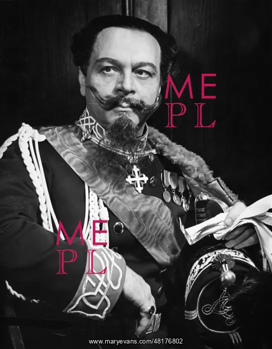 : Paul Hartmann in the play Cavour, 1940 : Paul Hartmann in the play Cavour, 1940