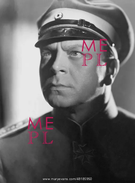 : Paul Hartmann in Pour le Merite, 1938 : Paul Hartmann in Pour le Merite, 1938
