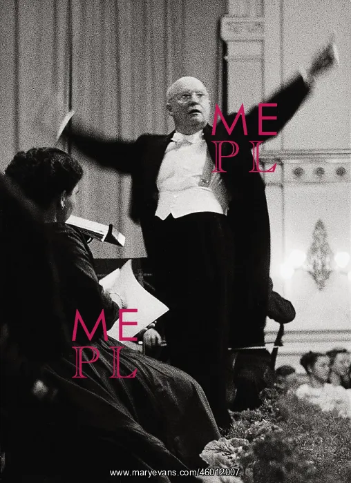 : Paul Hindemith at the conductor's desk : Paul Hindemith at the conductor's desk