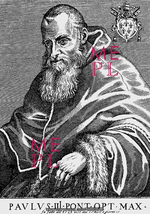 : Paul III (Alessandro Farnese), 29.2.1468 - 10.11.1549 : Paul III (Alessandro Farnese), 29.2.1468 - 10.11.1549