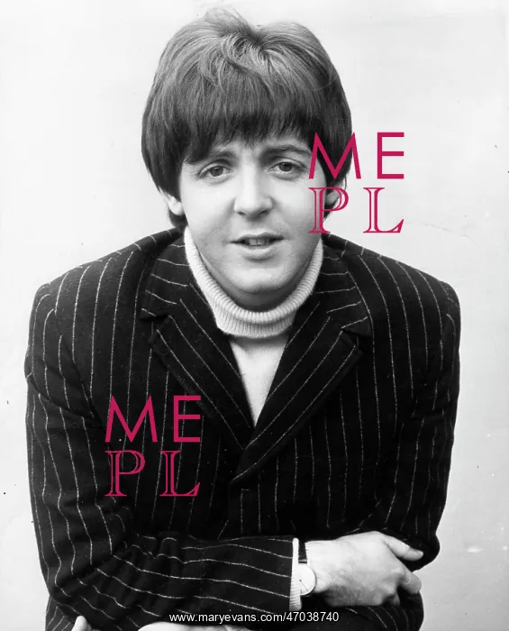 : Paul McCartney of The Beatles pop group : Paul McCartney of The Beatles pop group