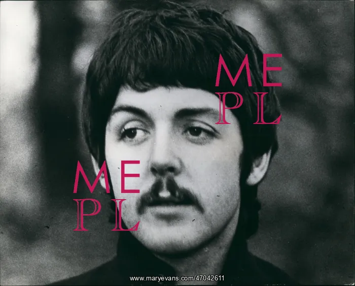 : Paul McCartney of The Beatles pop group : Paul McCartney of The Beatles pop group