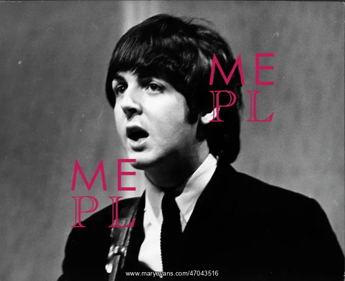 : Paul McCartney of The Beatles pop group : Paul McCartney of The Beatles pop group
