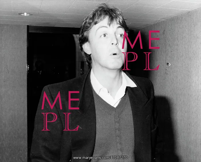 : Paul McCartney, former member of Beatles pop group : Paul McCartney, former member of Beatles pop group