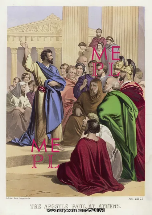 : PAUL PREACHING : PAUL PREACHING