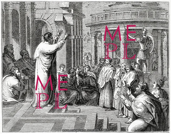 : Paul Preaching at Athens, after Raphael : Paul Preaching at Athens, after Raphael