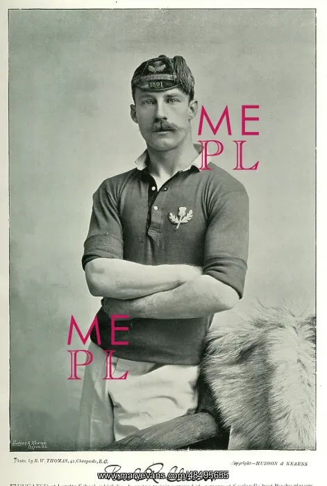 : Paul R Clauss, Scotland International Rugby player
