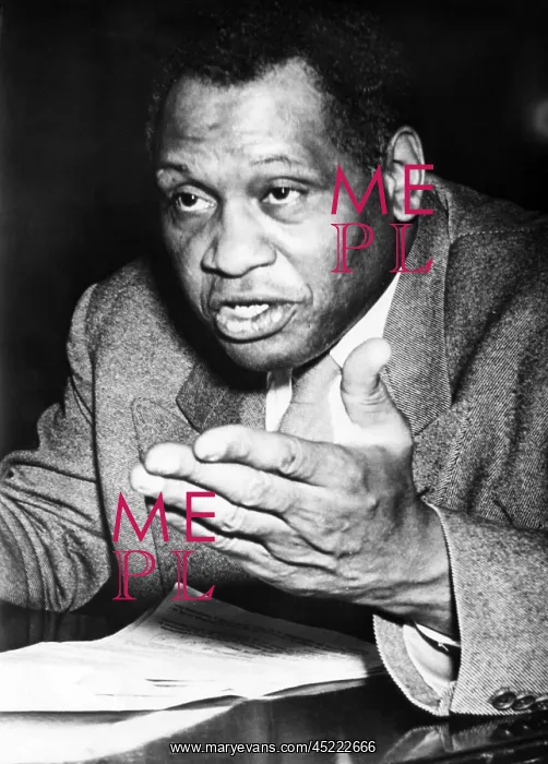 : Paul Robeson refuses to tell the Senate ? : Paul Robeson refuses to tell the Senate ?