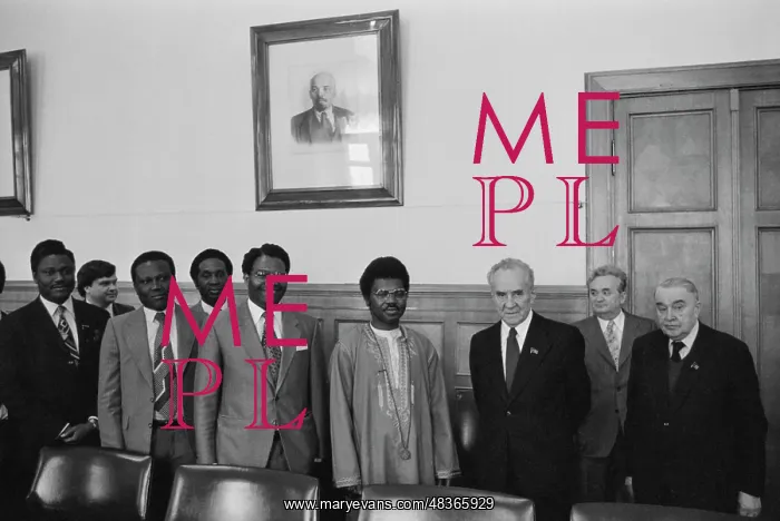 : Paul Unongo visiting USSR : Paul Unongo visiting USSR