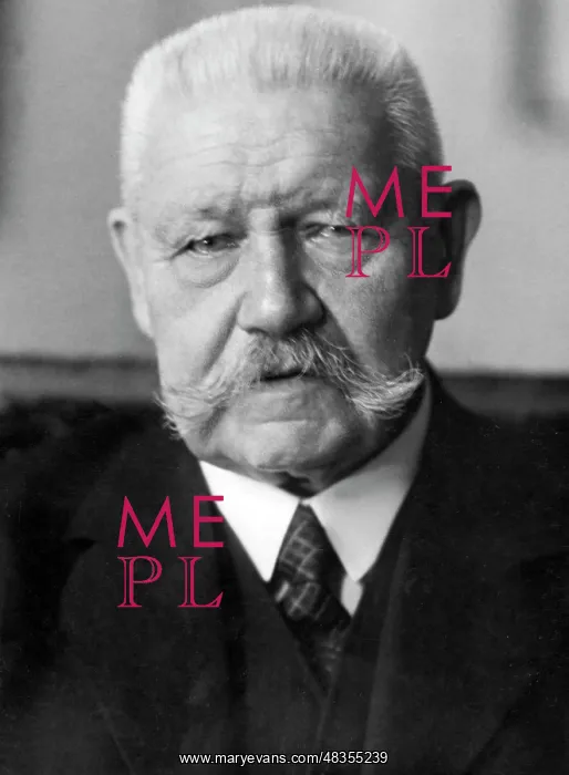 : Paul v. Hindenburg : Paul v. Hindenburg