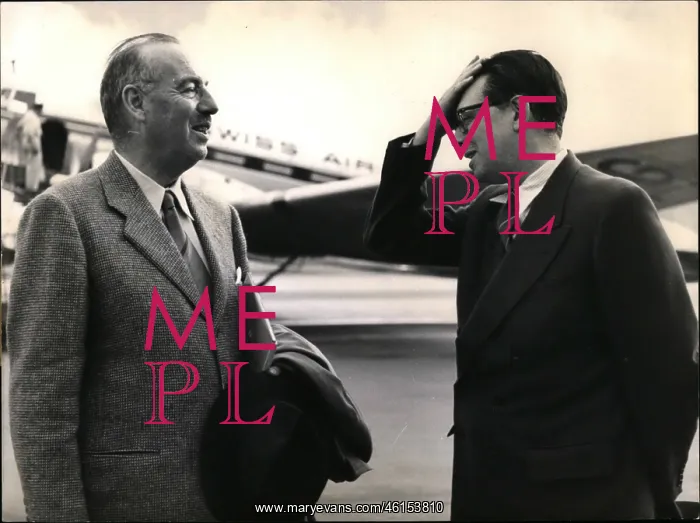 : Paul Van Zeeland, Baron Von Herwarth, Echterdingen airport : Paul Van Zeeland, Baron Von Herwarth, Echterdingen airport