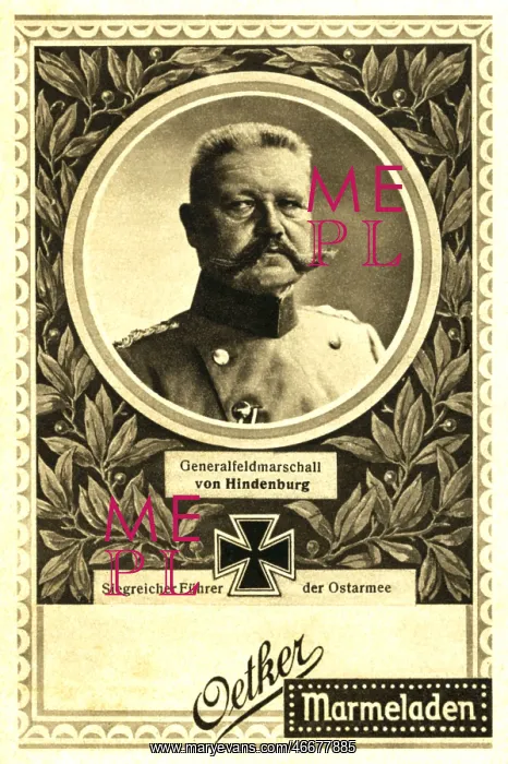 : Paul von Hindenburg : Paul von Hindenburg