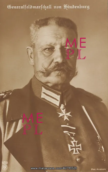: Paul von Hindenburg : Paul von Hindenburg