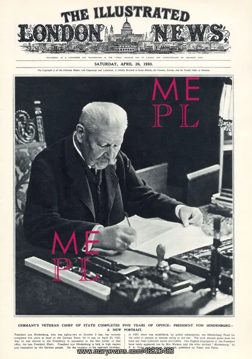 : Paul von Hindenburg : Paul von Hindenburg