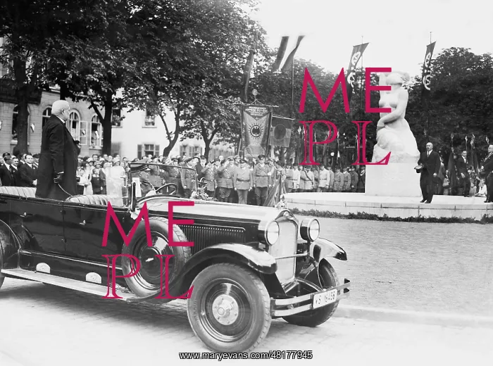 : Paul von Hindenburg in Mainz, 1930 : Paul von Hindenburg in Mainz, 1930