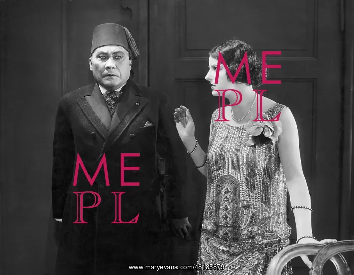 : Paul Wegener and Marcella Albani in Dagfin, 1926 : Paul Wegener and Marcella Albani in Dagfin, 1926