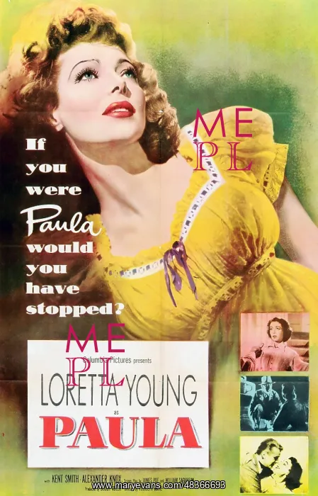 : Paula starring Loretta Young a 1952 maternal : Paula starring Loretta Young a 1952 maternal