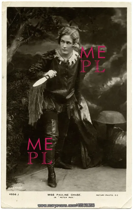 : Pauline Chase as Peter Pan : Pauline Chase as Peter Pan
