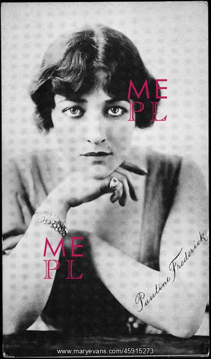 : Pauline Frederick - actress : Pauline Frederick - actress