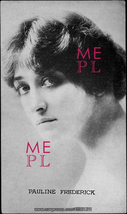 : Pauline Frederick - actress : Pauline Frederick - actress