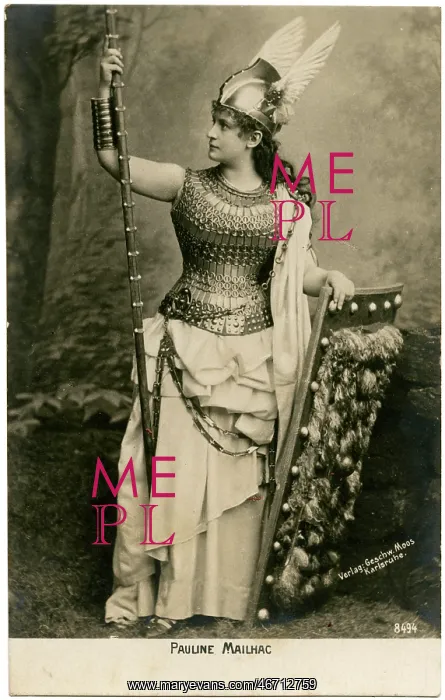 : Pauline Mailhac - Austrian Soprano - Role of Brunhilde : Pauline Mailhac - Austrian Soprano - Role of Brunhilde
