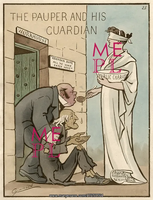 : The Pauper and his Guardian cartoon : The Pauper and his Guardian cartoon