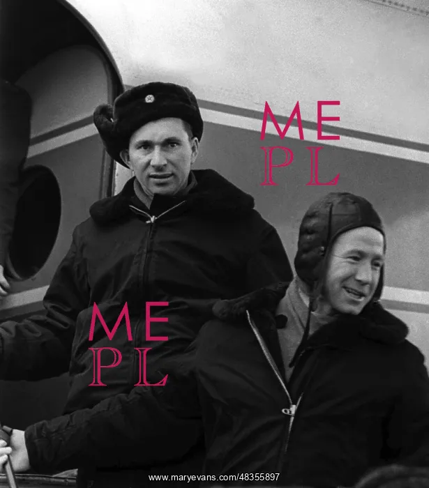 : Pavel Belyayev and Alexei Leonov, 1965 : Pavel Belyayev and Alexei Leonov, 1965