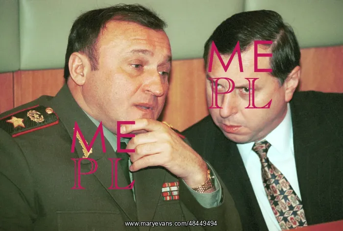 : Pavel Grachev and Mikhail Barsukov, 1996 : Pavel Grachev and Mikhail Barsukov, 1996