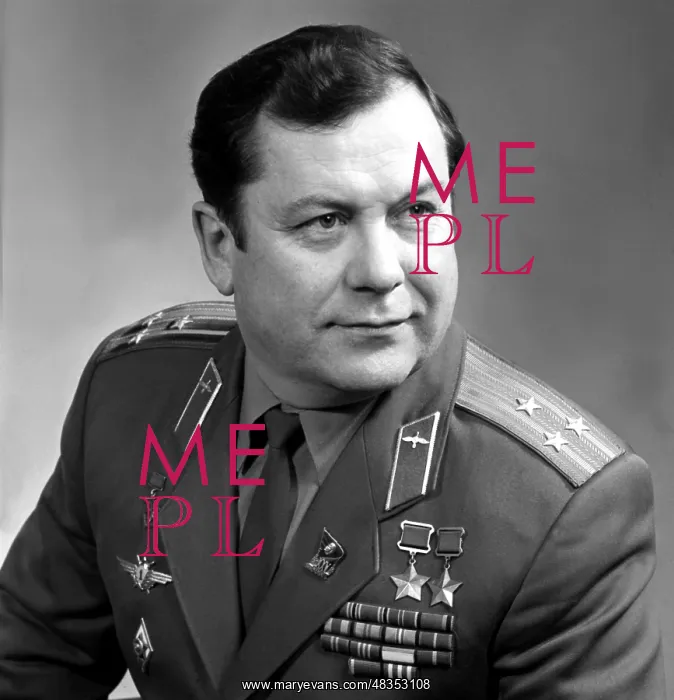 : Pavel Popovich, Soviet cosmonaut, 1976 : Pavel Popovich, Soviet cosmonaut, 1976