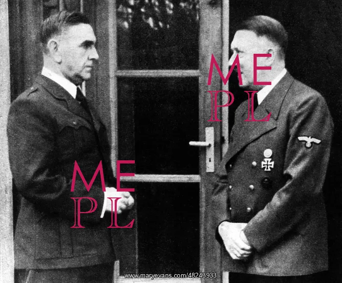: Pavelic Ante with Adolf Hitler, 1944 : Pavelic Ante with Adolf Hitler, 1944