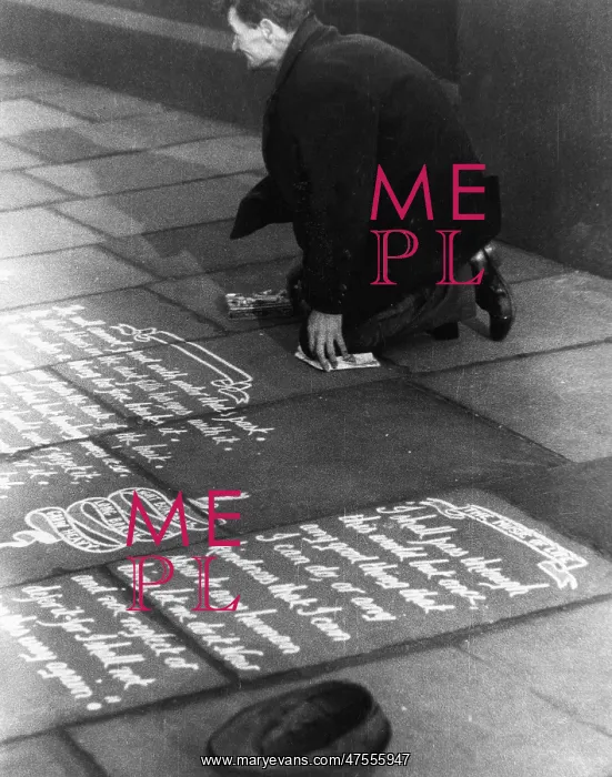 : Pavement artist 1930s : Pavement artist 1930s