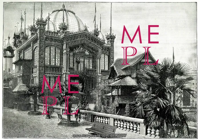 : Pavilion of Chile, Paris Exhibition of 1889 : Pavilion of Chile, Paris Exhibition of 1889