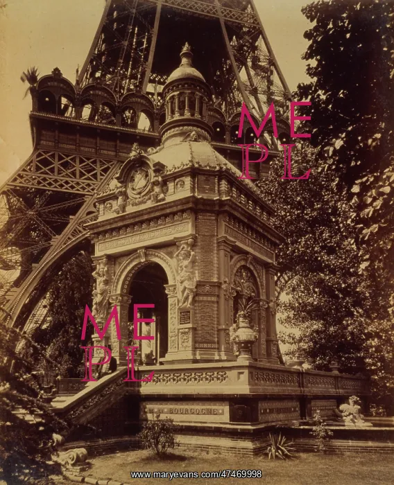 : Pavilion Perusson, exhibit of bricks, enamels, terre-cotta a : Pavilion Perusson, exhibit of bricks, enamels, terre-cotta a