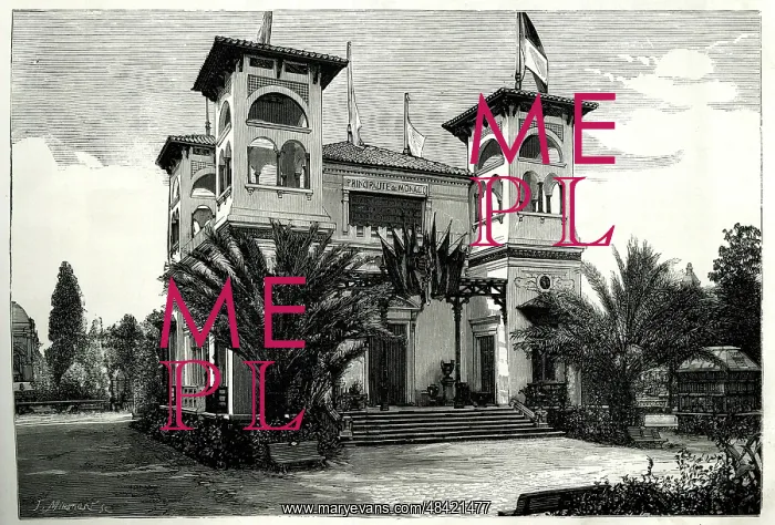 : Pavilion of Principality of Monaco, Paris Exhibition of 1889 : Pavilion of Principality of Monaco, Paris Exhibition of 1889