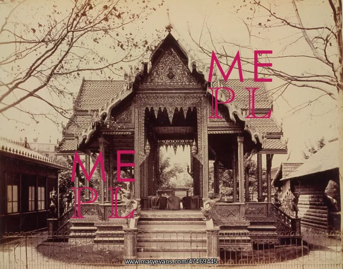 : Pavilion of Siam, Paris Exposition, 1889 : Pavilion of Siam, Paris Exposition, 1889
