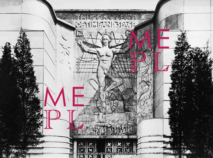 : Pavilion at the World Exhibition in Chicago, 1933 : Pavilion at the World Exhibition in Chicago, 1933