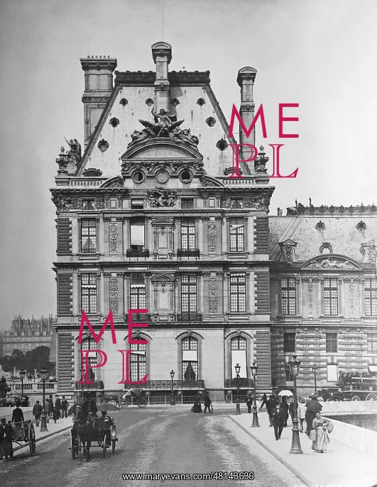 : Pavillon de Flore of the Louvre, 1906 : Pavillon de Flore of the Louvre, 1906