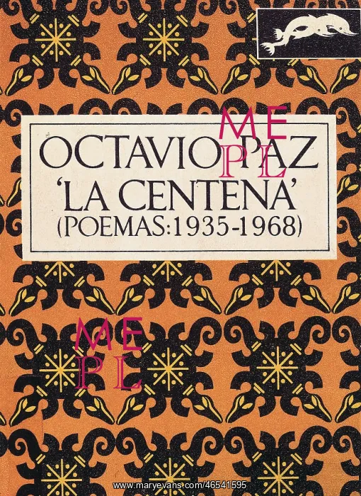 : PAZ, Octavio (1914-1998) : PAZ, Octavio (1914-1998)