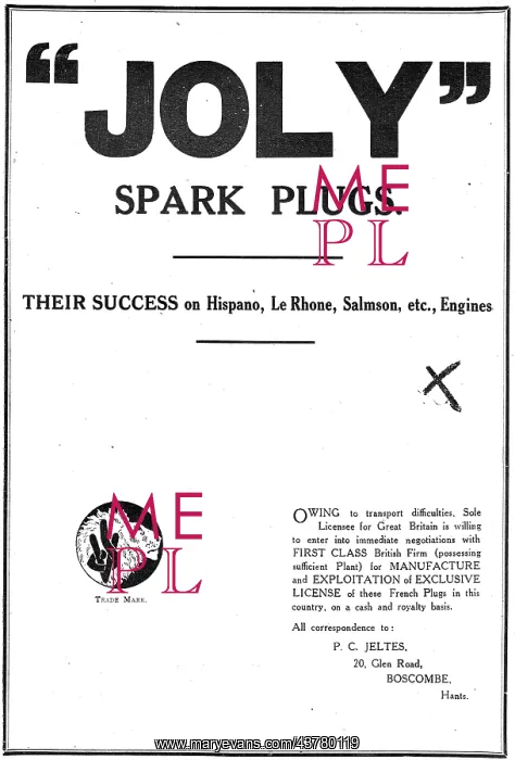 : P.C.Jeltes. Boscombe, Hants. Licensees : P.C.Jeltes. Boscombe, Hants. Licensees