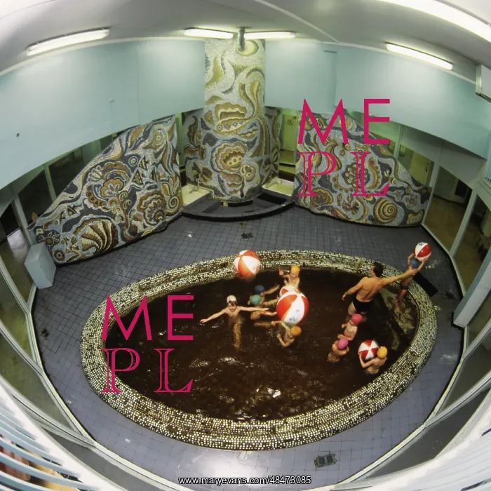 : PE lesson in swimming pool, 1985 : PE lesson in swimming pool, 1985