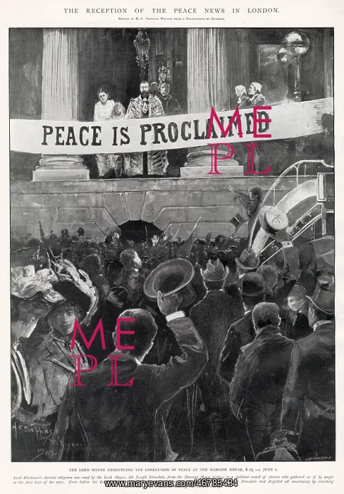 : Peace is Proclaimed 1902 : Peace is Proclaimed 1902