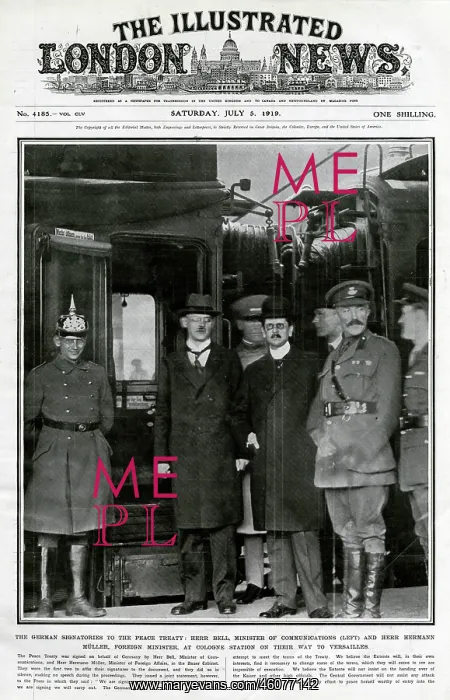 : Peace Treaty 1919 : Peace Treaty 1919