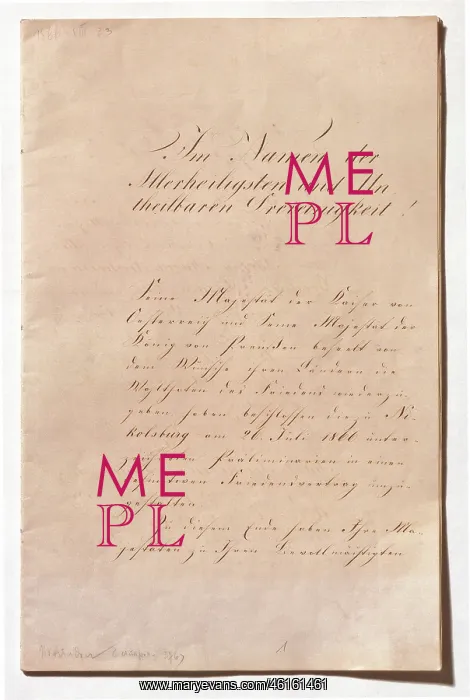 : Peace treaty of Prague between Austria and : Peace treaty of Prague between Austria and