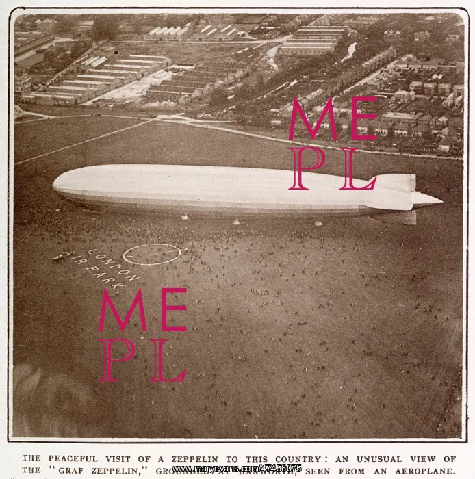 : Peaceful Visit of Graf Zeppelin 1931 : Peaceful Visit of Graf Zeppelin 1931