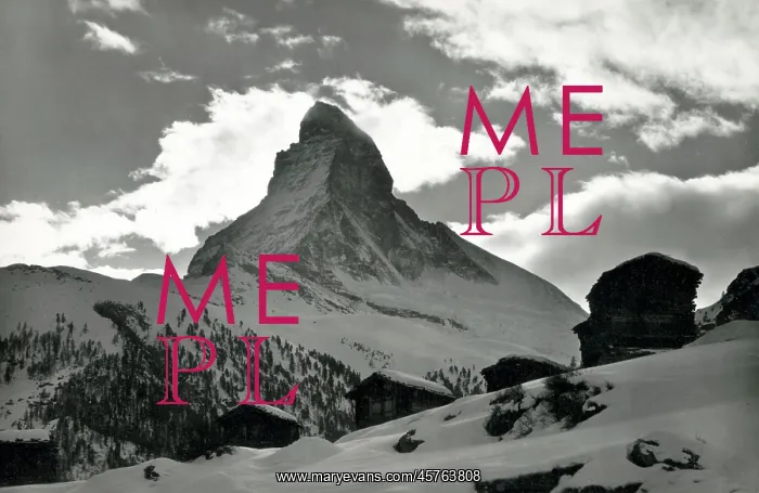  : Peak of the Matterhorn, Winkelmatten, Zermatt, Switzerland