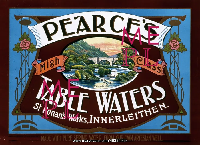  : Pearce's Table Waters, Innerleithen
