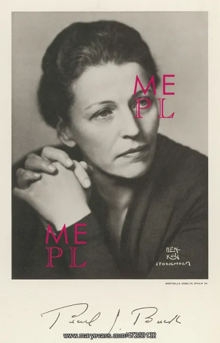  : PEARL BUCK