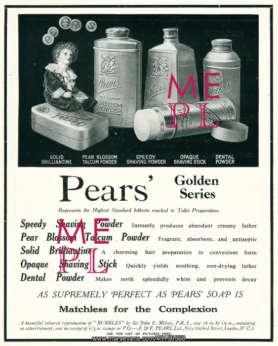 : Pears Advertisement : Pears Advertisement