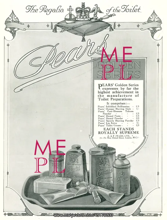 : Pears Advertisement : Pears Advertisement