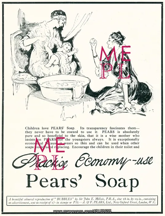 : Pears Soap Advertisement : Pears Soap Advertisement